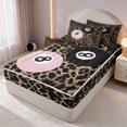 thumbnail image 3 of Erosebridal 8 Ball Zipper Twin Comforter Sets, Black White Leopard Front, Black Reversible Back, 3 of 7