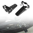 thumbnail image 2 of Universal For Motorcycle Passenger Foot Peg Rear Pedal Footrest 25-28mm Black, 2 of 9