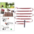 thumbnail image 4 of jinwen 300cm Tent Extension Belt Lanyard Rope Heavy Duty Hanging Red, 4 of 9