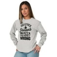 thumbnail image 3 of Like Pineapple Pizza Debate Opinion Plus Size Long Sleeve Graphic Tee Shirt Brisco Brands 3X, 3 of 5