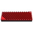 thumbnail image 2 of LAICAIW M.2 Heatsink Cooler, NVMe M.2 2280 SSD Double-Sided Heat Sinks with Silicone Thermal Pad for PC/PS5 (Red), 2 of 5