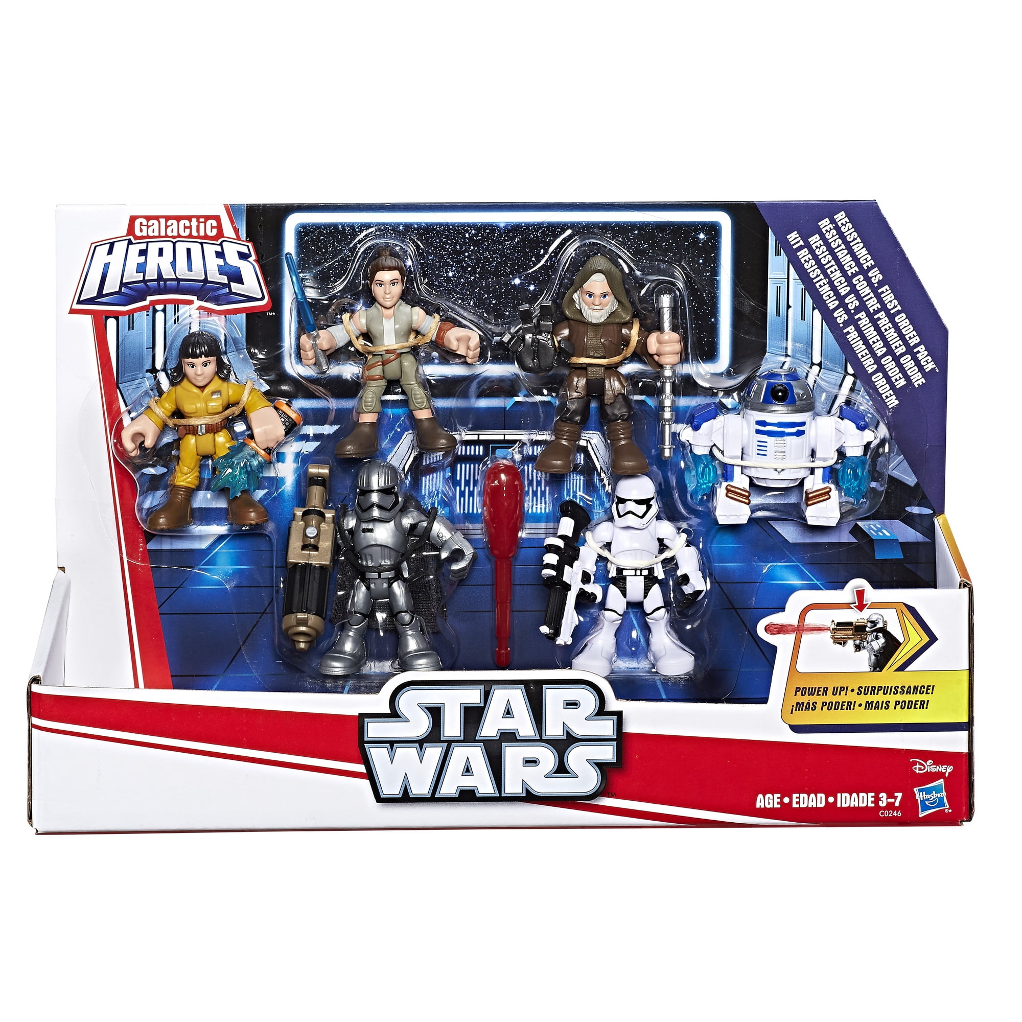 Star Wars Galactic Heroes Resistance VS. First Order Pack, for Ages 3-7