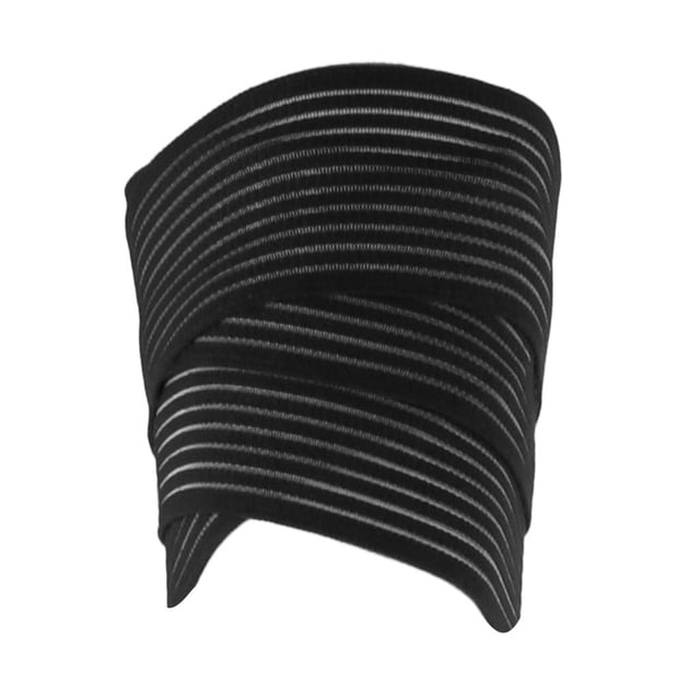 Compression Elbow Thigh Leg Wraps Support Sleeve Straps Guard - Black, 180cm Black 180cm