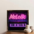thumbnail image 6 of Electric Keyboard Piano Wooden Sign Wall Plaque - Vintage Art Decoration, Wall Decoration - Ideal Gift For Home Decoration, Living Room, Bathroom, Bedroom, Garden, Dining, Bar, Cafe, Festival Party, 6 of 7
