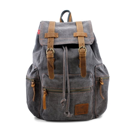 Men's Outdoor Sport Vintage Canvas Military Backpack