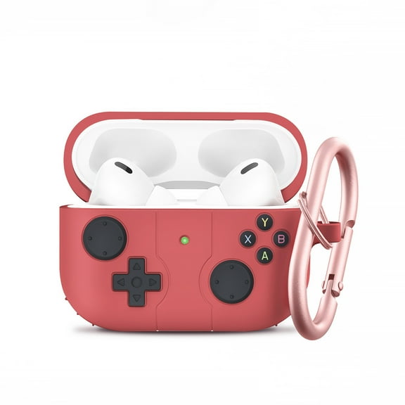 AirPods Silicone Case Protective Cover Silicone 3D Luxury Classic Design Cover Game Player Design Case for Airpods Pro 2nd Generation/1st Generation (2023/2022/2019), Funny Soft Silicone Protective Co