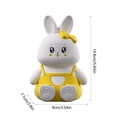 thumbnail image 3 of RXIRUCGD Rabbits Patting Small Night Light Soft Silica Gel Material Bedroom Bedside Lamp Ambient Light Intelligent Timed Colorful Lights Sleep Light, 3 of 6