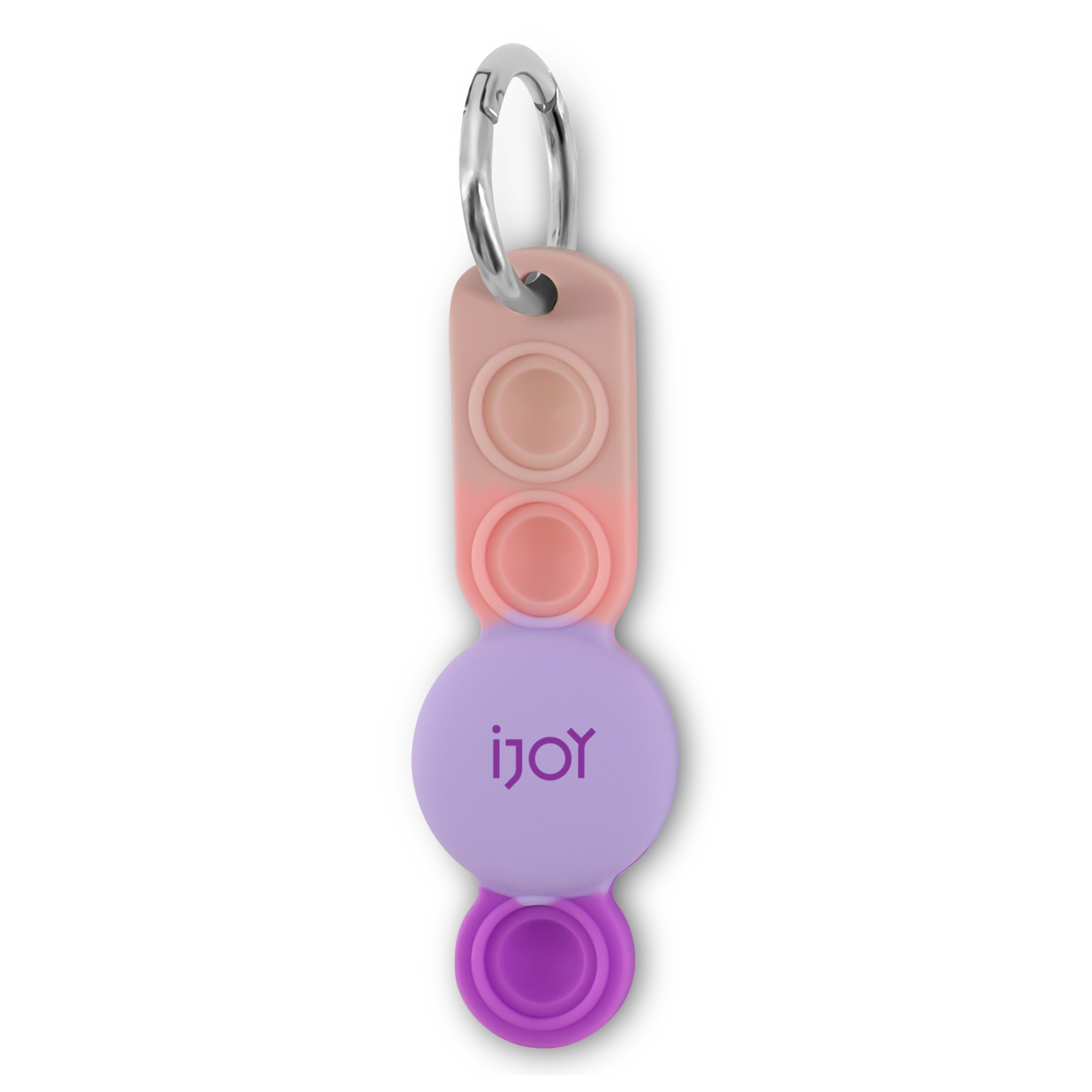 IJOY Silicone Pop Airtag Holder - Multi Pink Purple