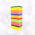 thumbnail image 3 of Miangastore 10pcs Multi-Use Cleaning Sponges Non-Scratch Eraser Sponge Scrubbing Dish Sponges Use for Kitchens Bathroom (Random Color), 3 of 8