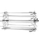 thumbnail image 3 of Advancent Jaula de barbacoa Dido Asador de picnic de acero inoxidable Barbacoa portátil giratoria con pinchos Herramientas y accesorios para hornear 25cm Advancent HA006186-01B, 3 of 6