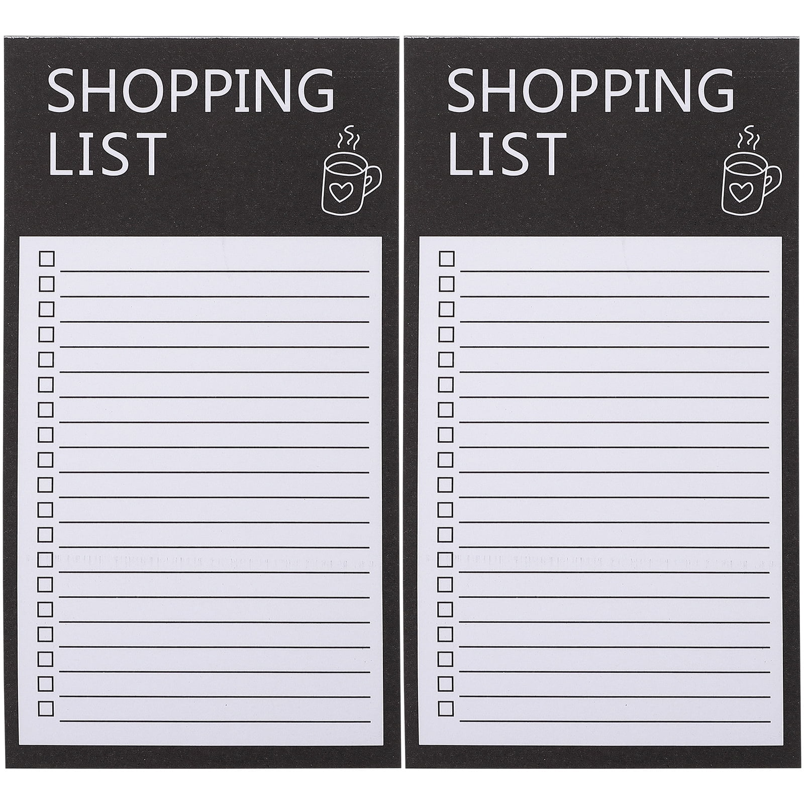 3 Books of Grocery List Planning Pad Convenient Shopping List Planner Notepad Fridge Shopping
