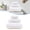 White, variant on 3pcs bamboo towels,Luxury Bamboo Rayon Bath Towel,35% Bamboo Rayon - 65% Cotton | Absorbent Quick-Dry Towels for Bathroom(White)