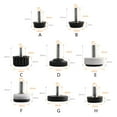 thumbnail image 3 of AOOOWER 10 Pcs Adjustable Furniture Leveling Feet Mat Screw in Feet Floor Protector, 3 of 14