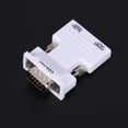 thumbnail image 4 of Convertidor HDMI hembra a VGA macho con adaptador de audio compatible con señal 1080P Ehuebsd Para estrenar, 4 of 9