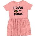thumbnail image 3 of Inktastic 3rd Birthday Bee Girls Toddler Dress, 3 of 5