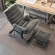 thumbnail image 3 of Fabric Leisure Office Chairs Simple Home Computer Chair Lazy Dormitory Folding Sofa Modern Backrest Game Chair Office Furniture My Lux Decor Round, 3 of 21