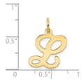 thumbnail image 4 of Diamond2Deal 14K Pendentif Initiale Lettre L en Or Jaune pour Femmes, 4 of 6