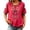 A1 Red, variant on BODOAO Women's Embroidered Cotton Linen Peasant Top, Short Sleeve Boho Mexican Tunic Blouse, Loose Casual Summer T Shirt for Festival, Vacation, Beach, Daily Wear Red L