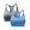Blue/Gray, variant on Women's Seamless Sports Bra with Removable Cups 2/PK