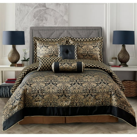 EverRouge Lyon Luxury Jacquard 7 Pcs Comforter set