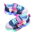 thumbnail image 2 of Futezty Toddler Girl Sneakers Baby Girl Shoes LED Light Up Children's Shoes Unisex Cool Sneakers Soft And Lightweight Flat Shoes For Boys And Girls, 2 of 5