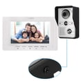 thumbnail image 7 of OWSOO 7 inch Wired Video Doorbell Indoor Monitor with IR-CUT Rainproof Outdoor Camera Visual Two-way Audio Remote Unlock Video Door Phone, 7 of 7