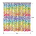 thumbnail image 5 of Pioneer Flower Floral Print Pattern Shower Curtain 72"x72" ,Bathroom Decorative Shower Curtains Set with 12 Hooks,Modern Waterproof Washable Shower Curtain, 5 of 6