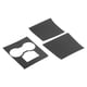 thumbnail image 5 of Caja de almacenamiento de adornos de Control central, pegatinas de decoración para posavasos, compatible con Tesla Model 3 2018-2020, fibra de carbono mate, 3 uds. Jadeshay  A, 5 of 9