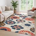thumbnail image 6 of Addison Rugs Mayfield Premium Machine Washable Transitional Floral Beige Rectangle Rug, 10' x 14', 6 of 6