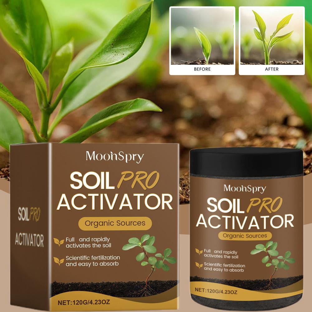 Soil Activator,Premium Organic Soil Activator & Plant Fertilizer for Potting Mix,2025 New Soil Activated Treasure,Natural Root Growth Enhancer,Promote Plant Rooting &Growth Environment