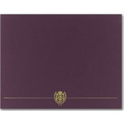 Classic Crest Plum Certificate Covers - Pack of 5 (903116)