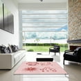 thumbnail image 7 of Ahgly Company Machine Washable Indoor Square Transitional Pastel Red Pink Area Rugs, 5' Square, 7 of 7