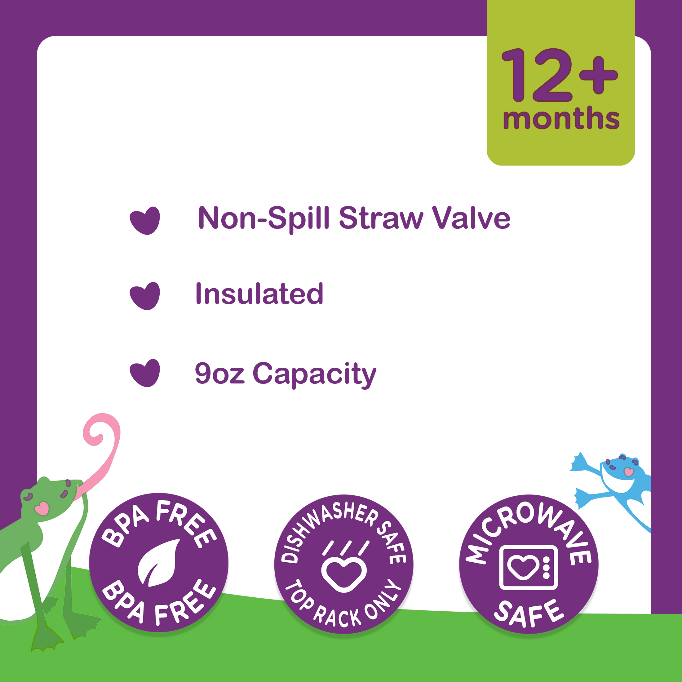 Parents Choice Parent`s Choice Insulated Straw Cup
