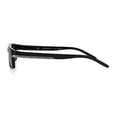 thumbnail image 3 of Mens Narrow Rectangular Plastic Powered Sun Reader Reading Glasses Grey 1.25, 3 of 4