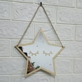 thumbnail image 2 of PEONAVET Acrylic Mirror Wood Acrylic Mirror Wall Camera Props Wall Decoration G, 2 of 3