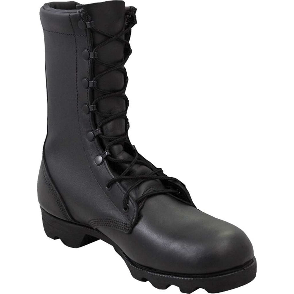 Altama Men's Altama Footwear Leather 10" Combat Work Boot Black Full