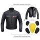 thumbnail image 4 of DUHAN-Chaqueta de motocicleta para hombre, pantalones de carreras de Motocross, armadura corporal, conjunto de ropa de protección de Moto con forro extraíble, 4 of 5