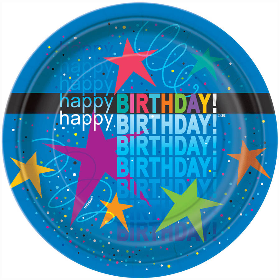 Cosmic Birthday Dessert Plates, 8ct Walmart Canada