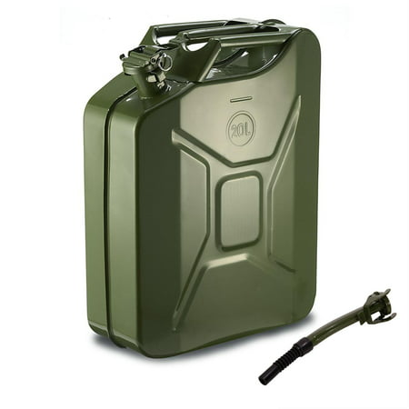 Ktaxon Portable 20 Liter Steel Metal Gas Gasoline Diesel Petrol Oil Fuel Jerry Cans Caddy Tank