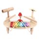 thumbnail image 2 of Juego de batería para niños, percusión educativa de madera, instrumentos musicales todo en 1 para niñas y niños, regalos, 2 of 5