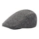 thumbnail image 4 of Sombrero de Boina Yinane Gorro de Conducción Espiga Cuadros Hombre Gris Claro, 4 of 8