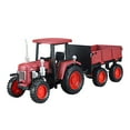 thumbnail image 3 of Tractor de juguete a escala 1:24, vehículo de juguete fundido a presión, coche de simulación de granjero, vehículo de juguete de granja para niños Rojo, 3 of 9
