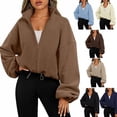 thumbnail image 2 of 2025 European American Women'S Fashion Bestselling  Sports Jacket Stand Collar Warm Zipper Outerwear, 2 of 8