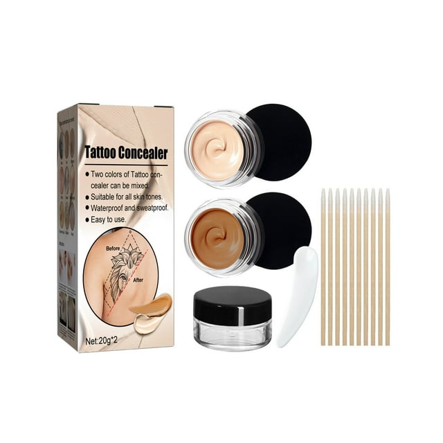 Concealer Makeup Body Birthmark Scar Spots Concealer Two Color Concealer Concealer Set For Men And Women Body