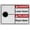Warning Sign 6, variant on Industrial Caution Sign Laser Sign (Laser beam - Rayo láser) 8 in" x 12 in" UV Resistant Indoor Outdoor Workplace Industrial Caution Danger Warning SIgn