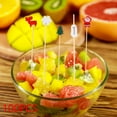 thumbnail image 6 of Tachiuwa 100Pcs Christmas Cocktail Picks Appetizer Picks 4.7 inch Cocktail Sticks Fruit Picks Christmas Food Picks for BBQ Drinks Cake, 6 of 9