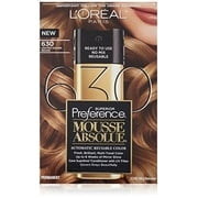 L'Oreal Paris Superior Preference Mousse Absolue Hair Color - 630 Lightest Golden Brown (Pack of 2)