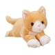 thumbnail image 5 of Juguete de peluche de gato abrazable y coleccionable, decoración para el hogar, gato de peluche kawaii de dibujos animados marrón, 5 of 9