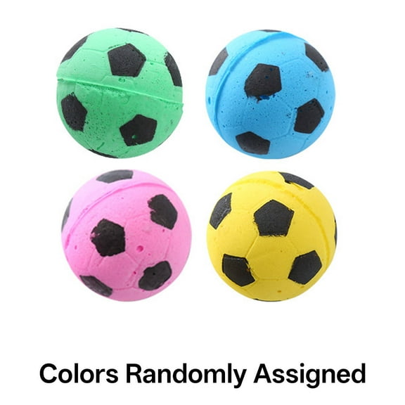 BESTSKY Cat Tunnel, Latex Foam Soccer Interactive Cat Toy, Random Color Interactive Chase Ball Catnip,Random Color