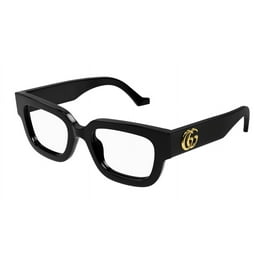 メガネ GUCCI Gucci - GG0209O - 002 havana havana transpa Gucci GG0209O 002 Eyeglasses Havana Brown Gold Frame 48 mm